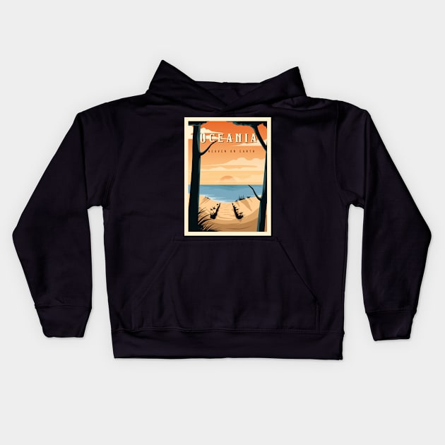 Oceania vacation Kids Hoodie by NeedsFulfilled